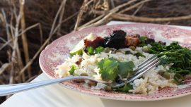 Rice and peas, karibiskt ris med kokos och ärtor