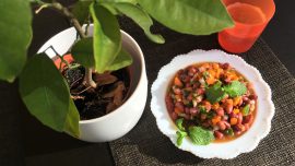 Peanut chaat, indiska snacks med jordnötter