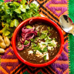 Vegansk black bean soup