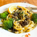 pasta med rådjur