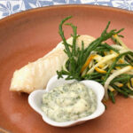 sallad på lättgravad fingercitron