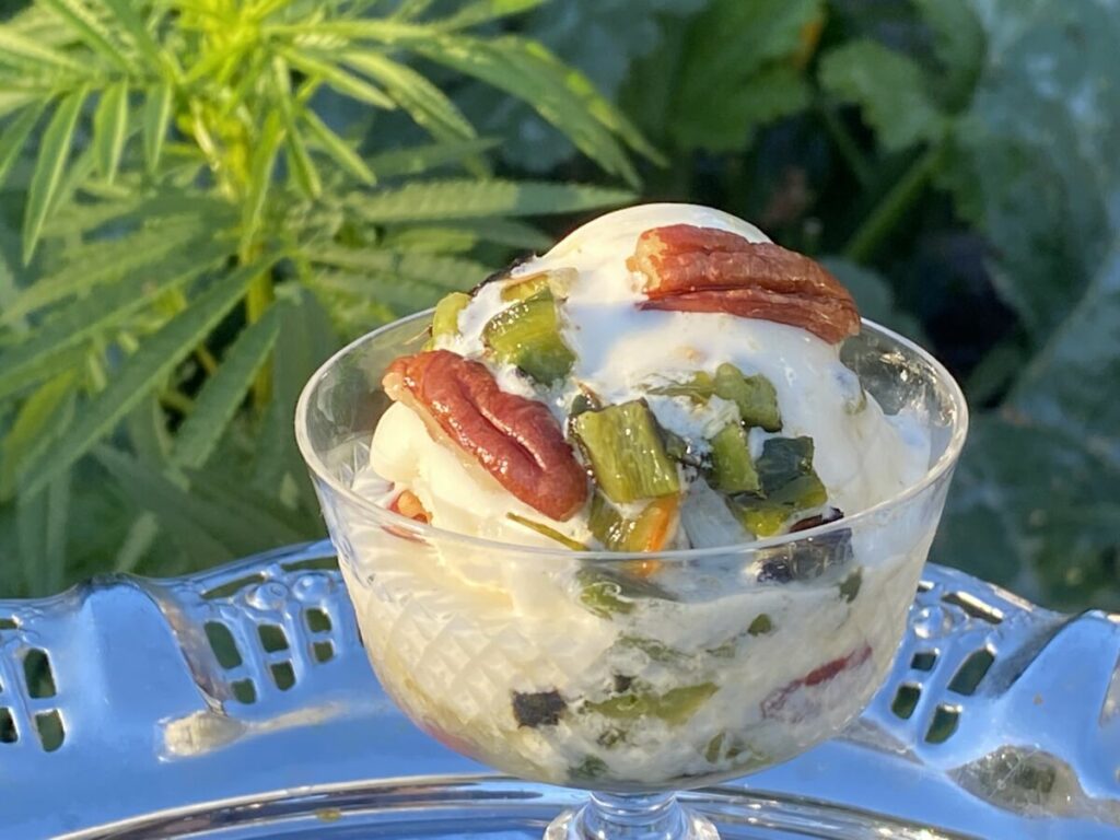 Green chile sundae