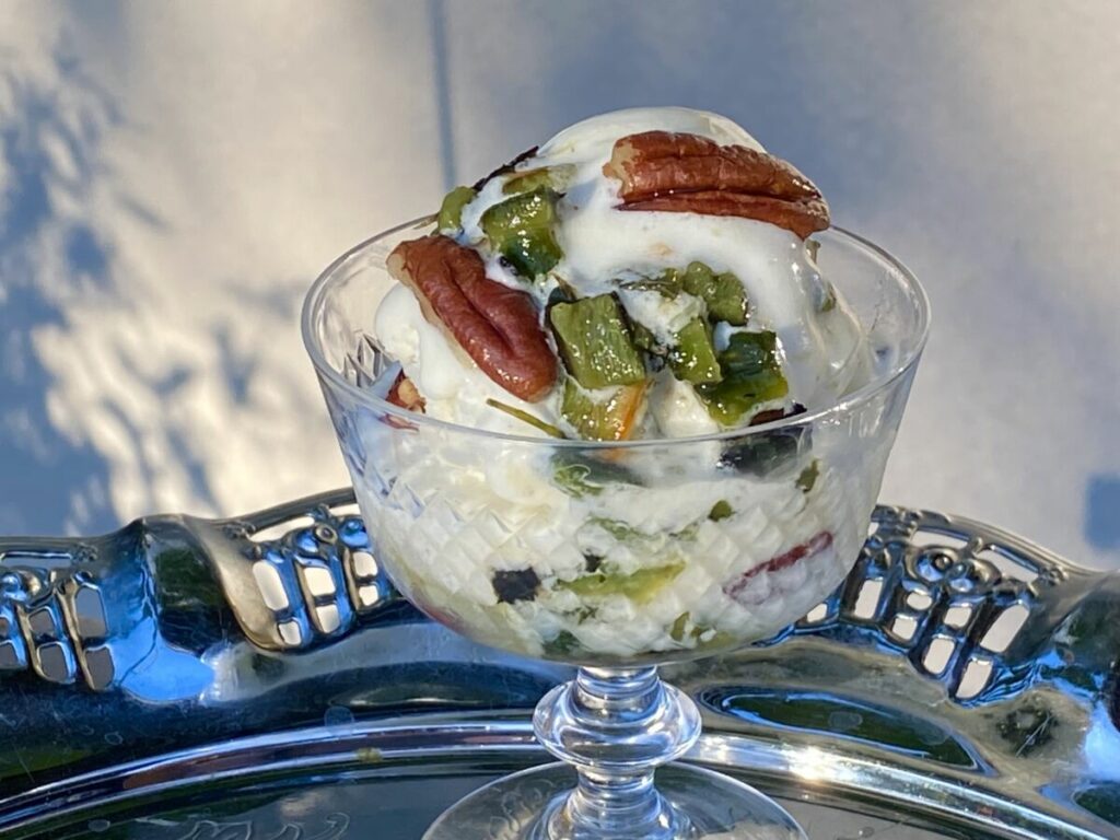 Green chile sundae